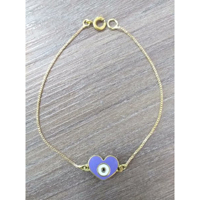 PUL. CORAÇÃO OLHO GREGO RESINADA