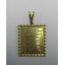 Pingente de Placa com 10 Mandamentos