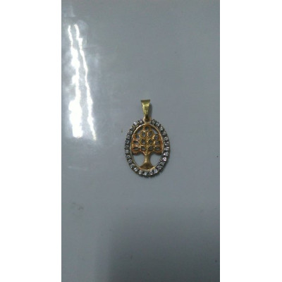 PING ARVORE DA VIDA C/ ZIRCONIA OVAL CAM