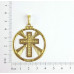 PIN MANDALA CRUZ COM RISCOS CAG