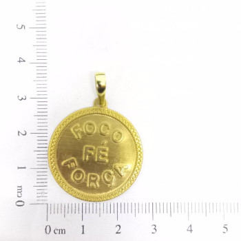 PIN REDONDO FOCO FÉ FORÇA CAG