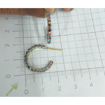 BR ARGOLA COLORIDA STRASS