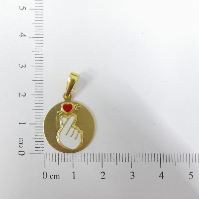 PING CORAÇÃO COREANO RESINADO CAM