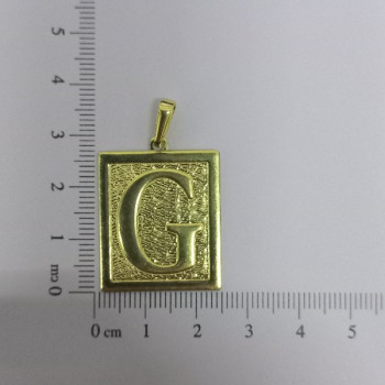 PIN QUADRADO LETRAS G CAG