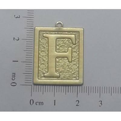 PIN QUADRADO LETRAS F CAG