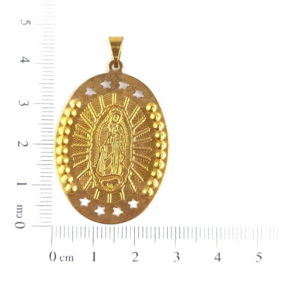 PIN NSS SRA DE GUADALUPE OVAL ESTRELAS CAM