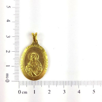 PIN MEDALHA CORAÇÃO DE MARIA CAM