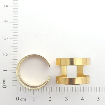 ANEL REGULAVEL LISO VAZADO MAIOR S/ FURO