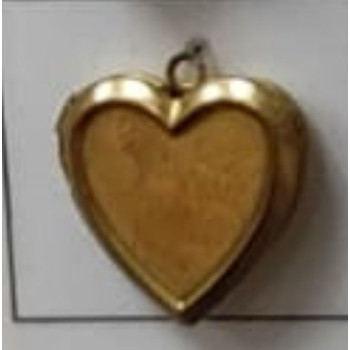 PIN RELICÁRIO CORAÇÃO LISO COM BORDA ABL