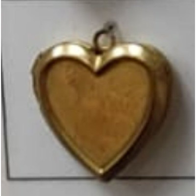 PIN RELICÁRIO CORAÇÃO LISO COM BORDA ABL