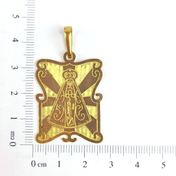 PING LATÃO PERGAMINHO N. SRA. APARECIDA CAM