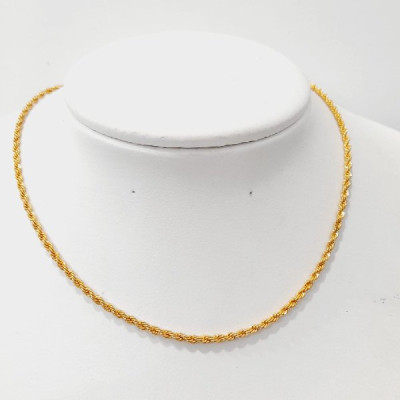 CHOCKER CORDÃO BAIANO 2,5MM 35+10