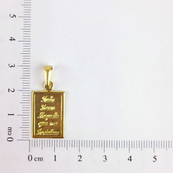 PIN RETANGULO TUDO POSSO CAM