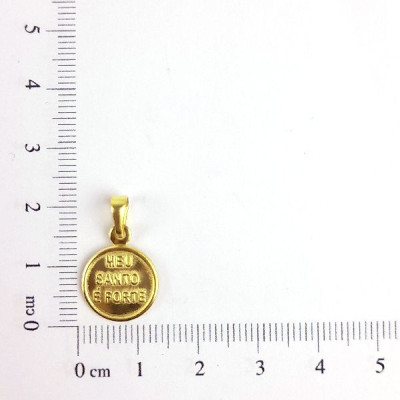 PIN MEU SANTO É FORTE CAP