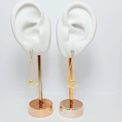 BR ESTRELA BOLINHA PASSANTE ZIRCÔNIA 4MM
