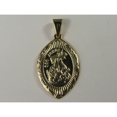 PING LATÃO NAVETE MEDALHA SÃO JORGE