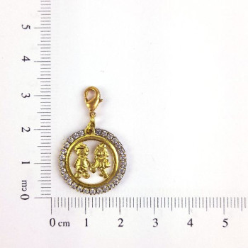 PIN MENINO E MENINA ZIRCÔNIA