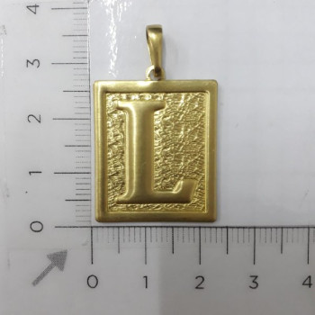 PIN QUADRADO LETRAS L CAG