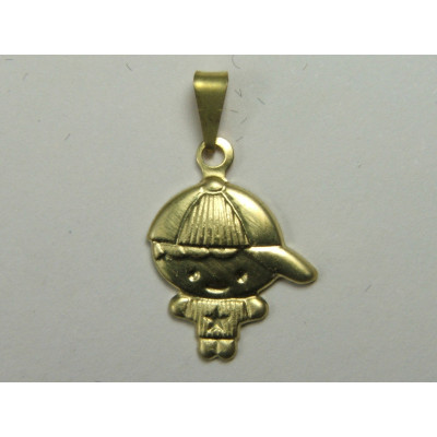 PING LATÃO MENINO RISCOS RESINADO