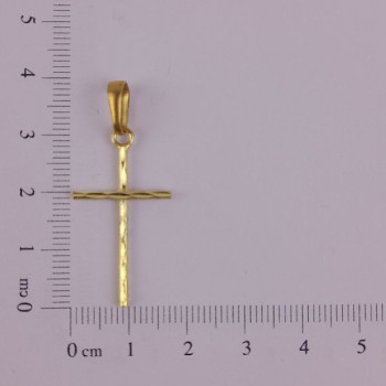 PIN CRUZ DIAMANTADA 3,5CM CAM