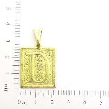 PIN QUADRADO LETRAS D CAG