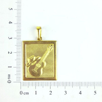 PIN VIOLÃO E CHAPEU CAG