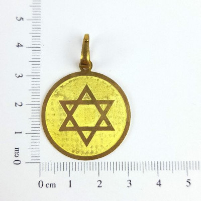 PIN REDONDO ESTRELA DE DAVI CAG