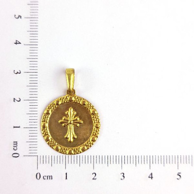 PIN REDONDO CRUZ TXT CAM