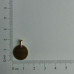 PIN REDONDO LISO CHEIO COM 1 FURO 13MM