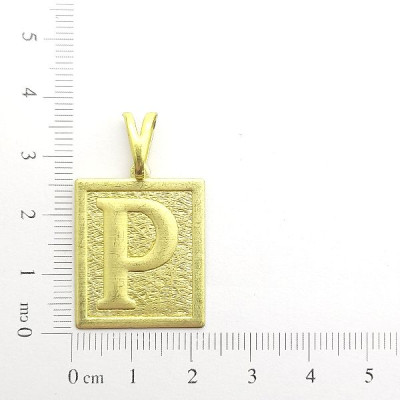 PIN QUADRADO LETRAS P CAG