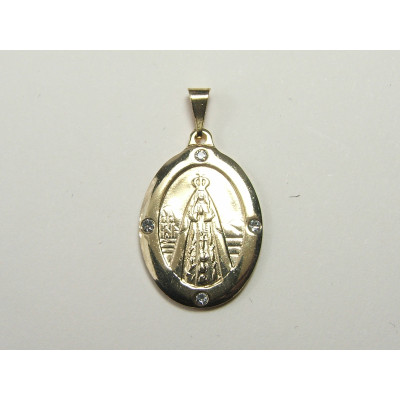 PING LATÃO BRUTO DEL VALLE C/ 4 PEDRAS