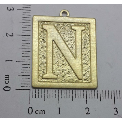 PIN QUADRADO LETRAS N CAG