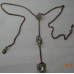 COLAR TRÊS FLORES COM ZIRCONIA