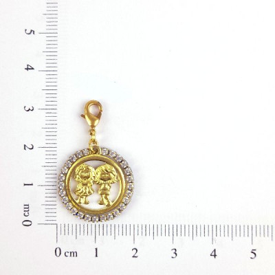 PIN DUAS MENINA ZIRCÔNIA