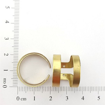 ANEL LISO VAZADO MAIOR 2 FUROS