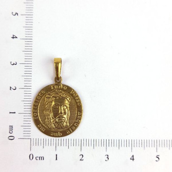 PIN OVAL ROSTO DE CRISTO CAM