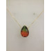 COLAR VENEZIANA 0.8MM C/ GOTA RAINBOW 18X25MM