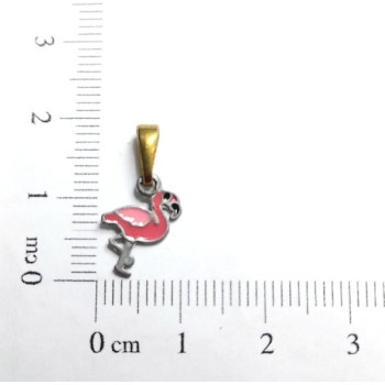 PIN INFANTIL RESINADO FLAMINGO CAP