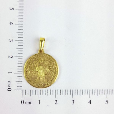 PIN SÃO BENTO FRENTE E VERSO CAM