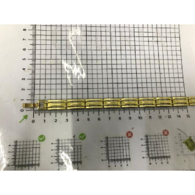 PULSEIRA MASCULINA CONECTA RETANGULOS VZ PONTAS