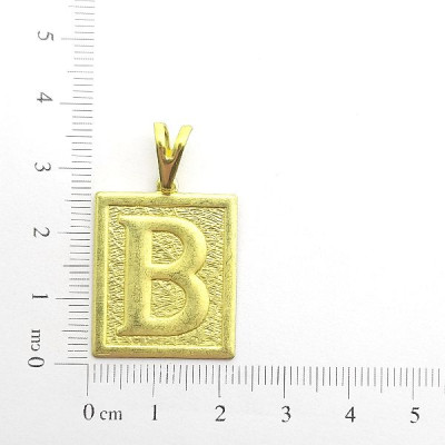 PIN QUADRADO LETRAS B CAG