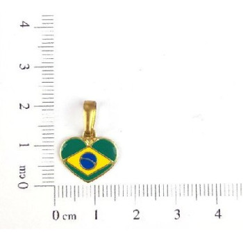 PING CORAÇÃO BRASIL RESINADO CAM