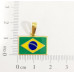 PIN LATÃO BANDEIRA BRASIL