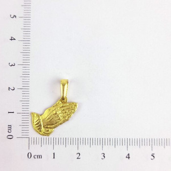 PIN MÃO REZANDO CAM