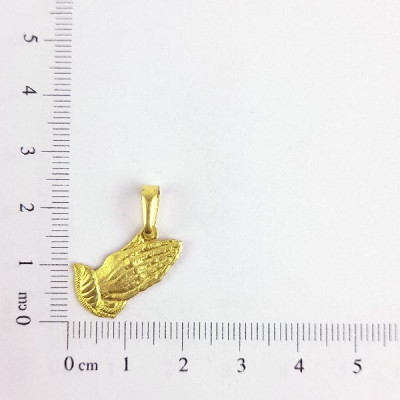 PIN MÃO REZANDO CAM