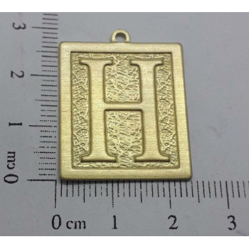 PIN QUADRADO LETRAS H CAG