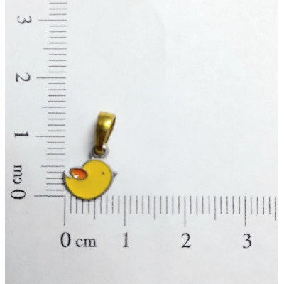 PIN INFANTIL RESINADO PASSARO CAP