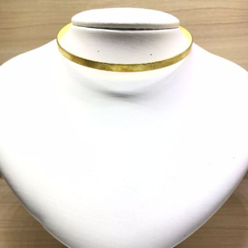 CHOCKER LATÃO MEIO ARO LISA 4 X 1 MM