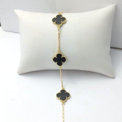 PUL TREVO PEDRA PRETA 21CM