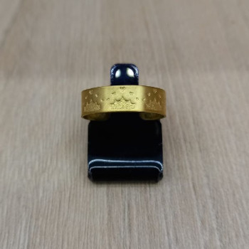 ANEL REGULAVEL COROA COM 2 FUROS